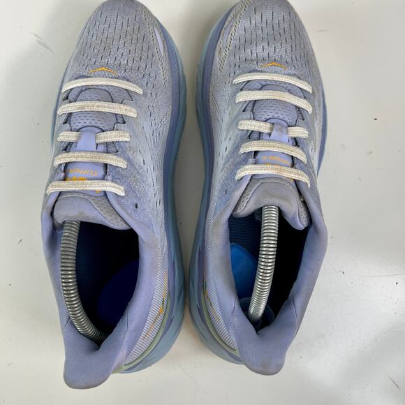 Hoka One One Clifton 8 Baby Lavendar‎ Green 1119394  Powersteps Insoles 10.5 - Picture 14 of 14